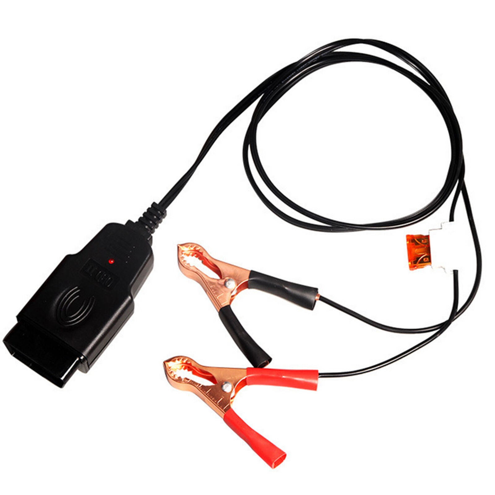 1Set Car Auto Memory Saver Battery Replacing Tools 30A Extended Cable Cord Clip