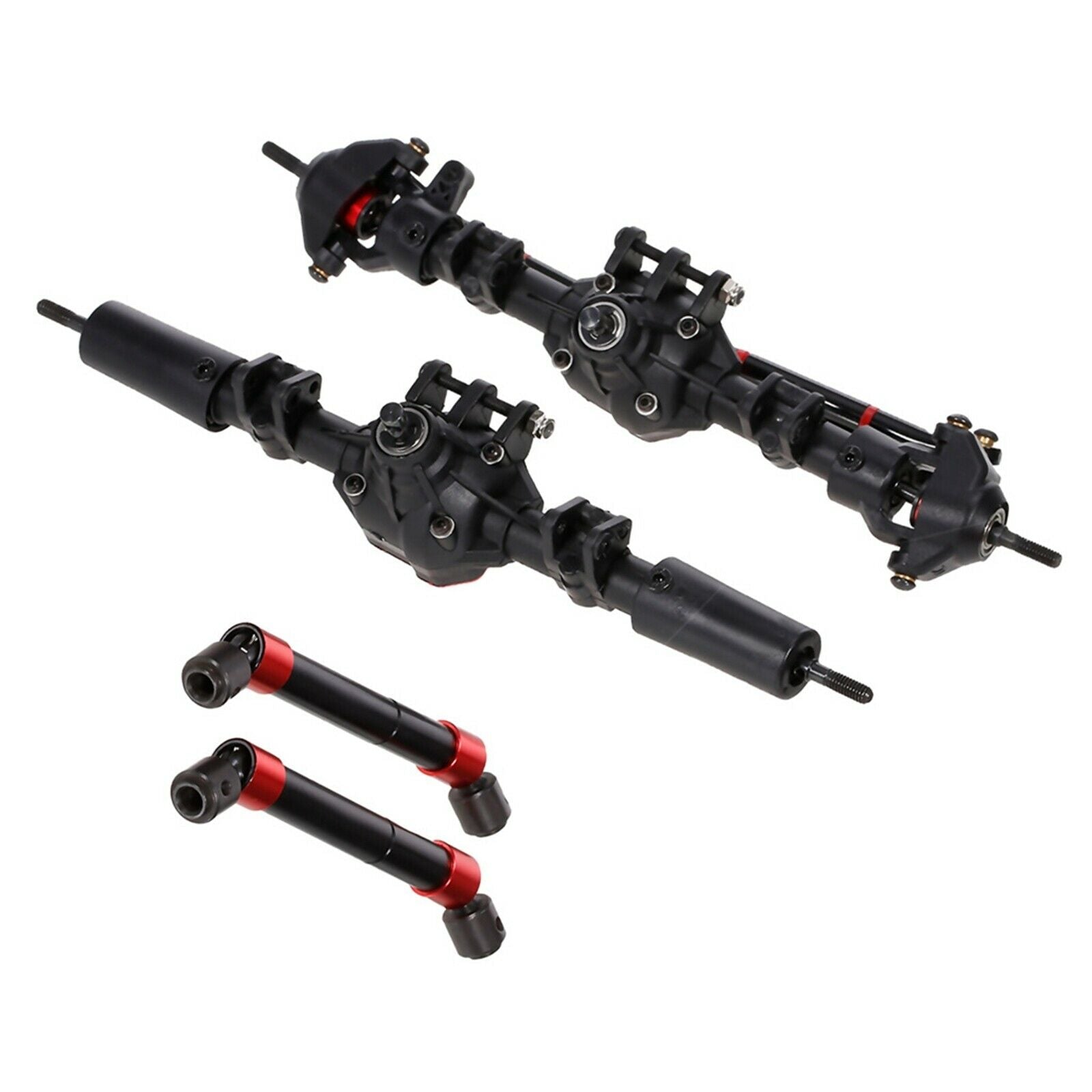 Upgrade RC Car Front/Rear Axle Set for Axial SCX10 Crawler Replacement Parts