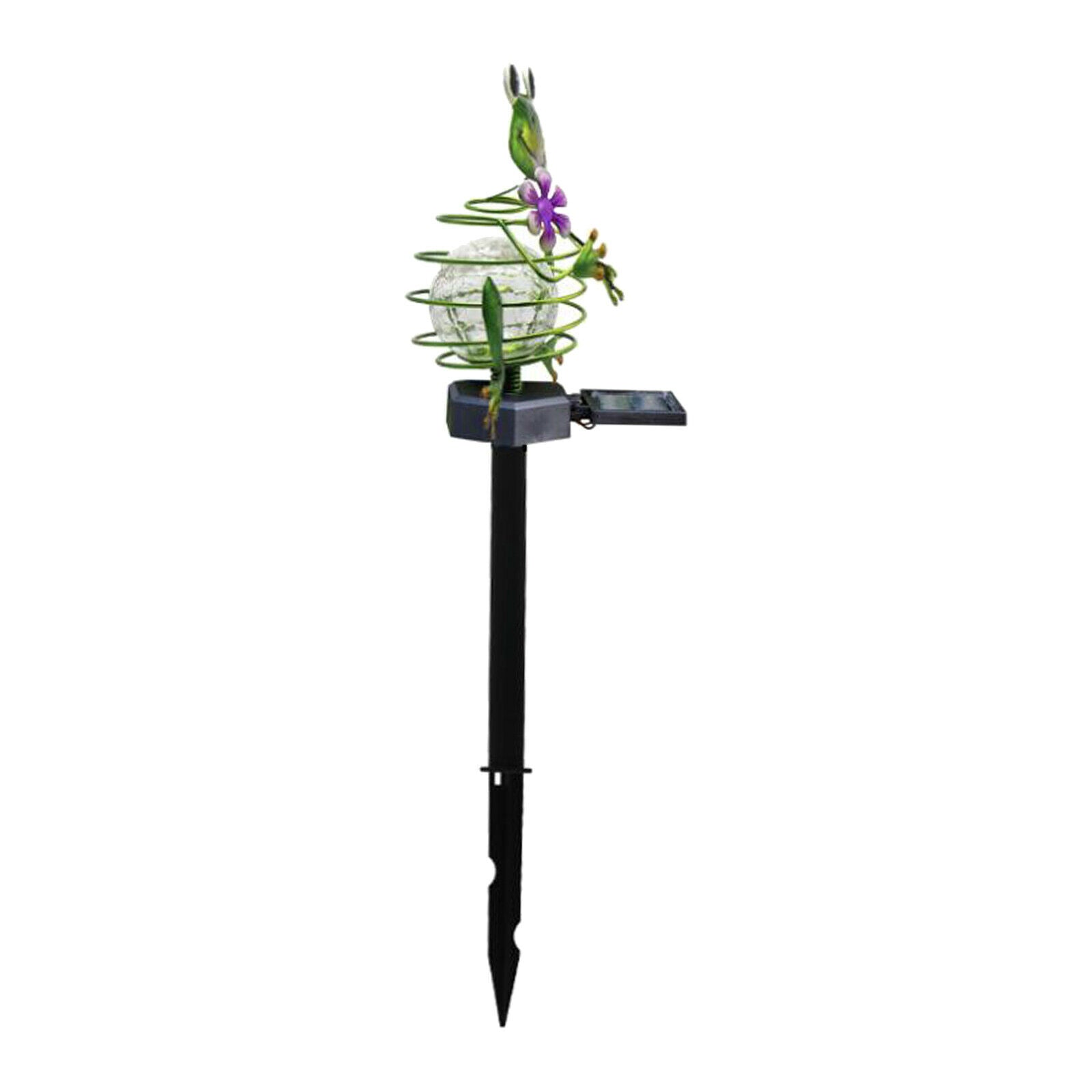 Metal Solar Frog Light Outdoor Stake for Walkway Yard Courtyard Ornaments