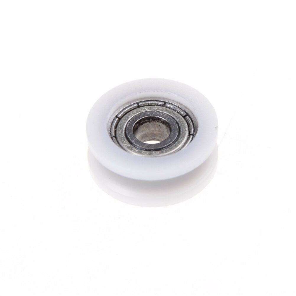 New 4*15*6mm U Groove Metal Shield Nylon Pulley Wheels Roller Ball Bearin.l8