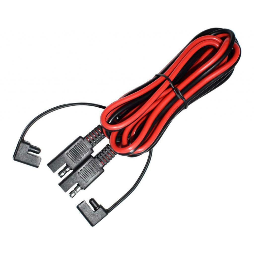 Pair 2m 2Pin SAE-SAE Automotive Connector Cable Cord Wire Quick Disconnect