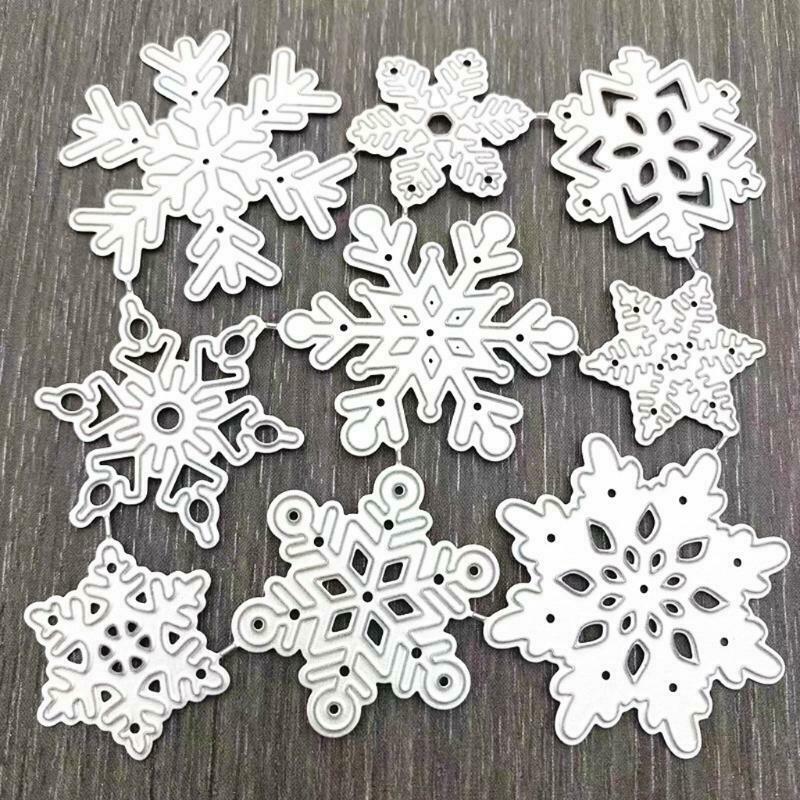 Snowflakes Metal Cutting Dies Stencil DIY Scrapbooking Album Paper Card Template