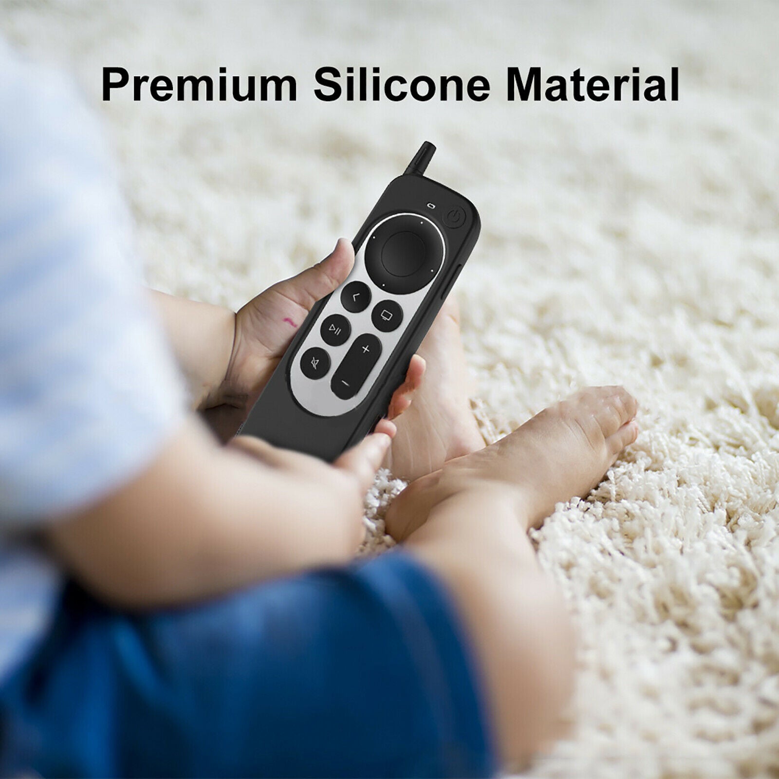 Anti-Drop Case For 2021 TV 4K Remote Controller 4K 4th Gen Silicone Cover Shell