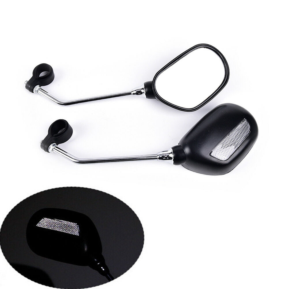 1 pair bicycle cycling bike handlebar flexible back rear view safety mirror  BDA