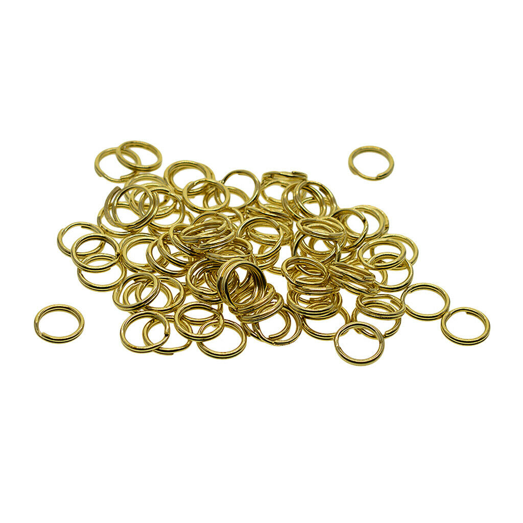 50 pcs split rings key chain rings metal key rings metal rings