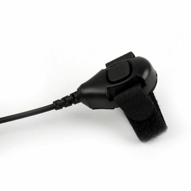 1x 2 Pin Motorcycle Helmet Headset Adjustable Volume PTT For Kenwood Radio  AT2