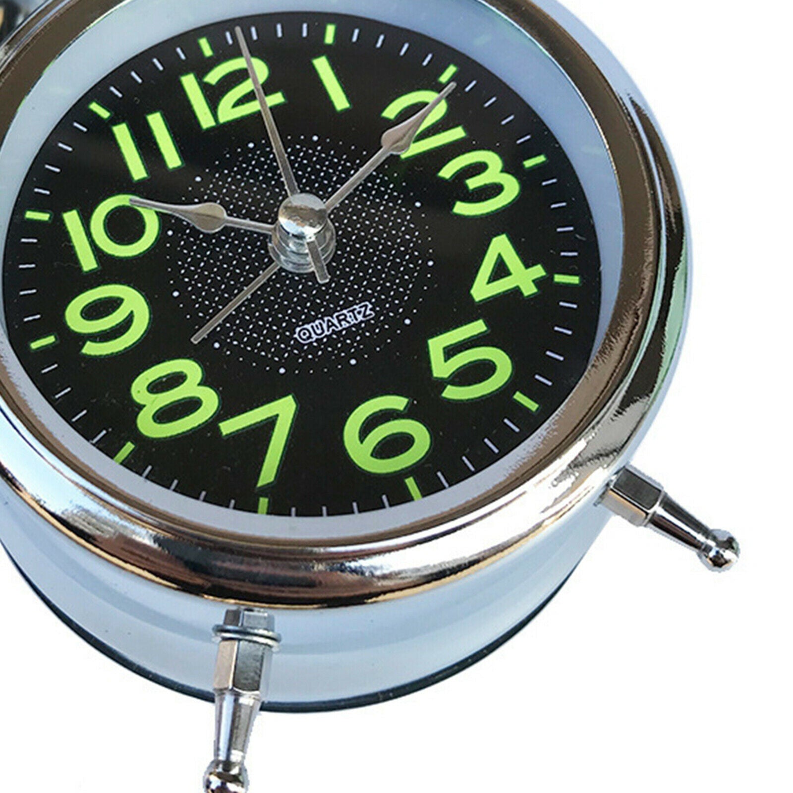 Analog 4inch Clocks Quartz Classic Double Bell Alarm Clock Movement Bedside