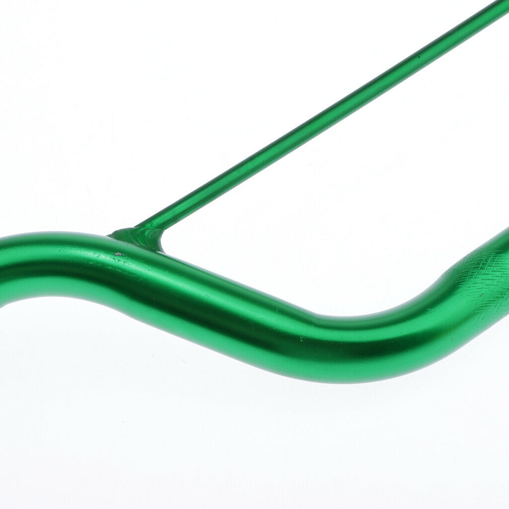 Bike Dirt Poket Cross 29 1/8in Aluminium Handlebar With Strut Green