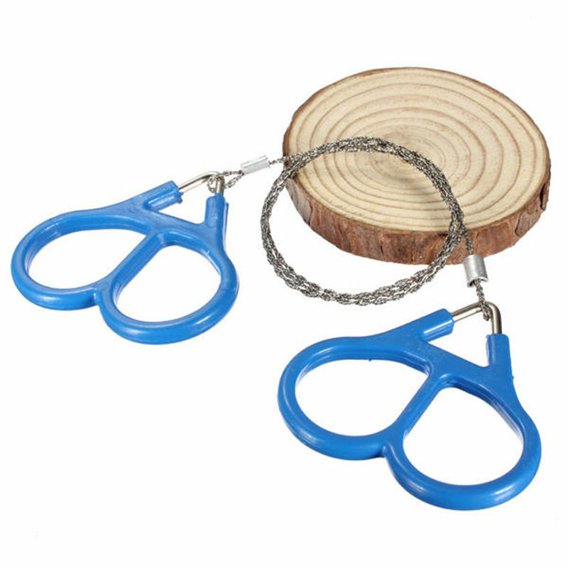 1 PCS Wire Saw Camping Stainless Steel Emergency Pocket Chain Saw Survival Gear