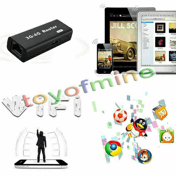 New Portable MiFi Wireless-N Mini 3G 4G WiFi Router Mobile PhoneTablet AP 150Mbp