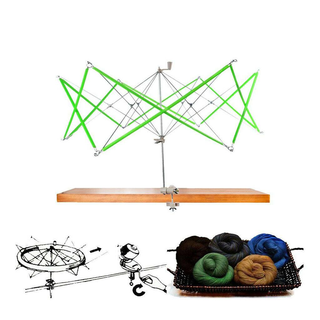 Plastic Knitting Umbrella Swift Wool Yarn String Winder for Knitting Tool