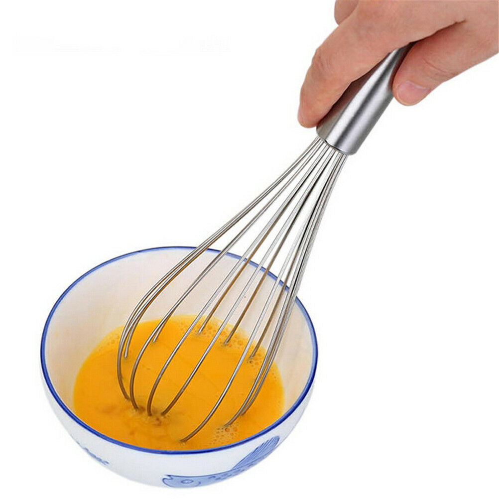 Mini 6inchs Stainless Steel Rotate Egg Beater Whisk Mixer Foamer Stirrer T.l8