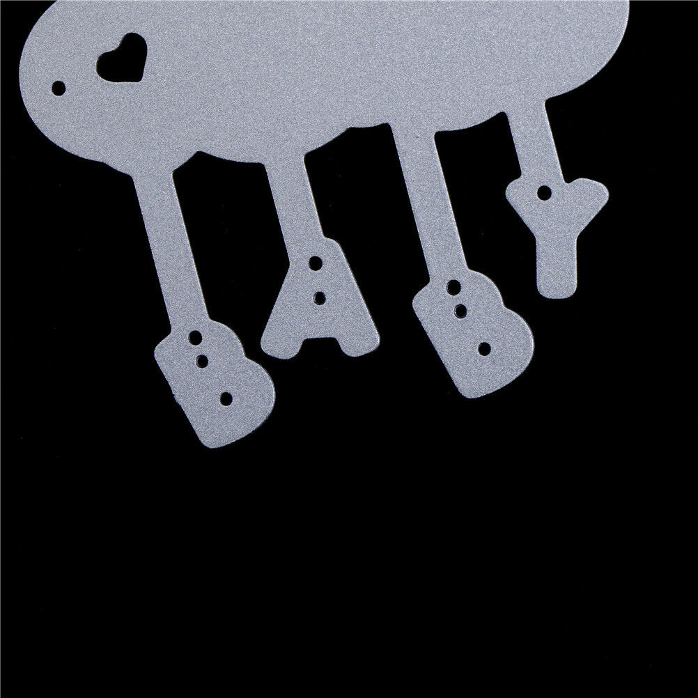 Baby Balloon Design Metal Cutting Dies For DIY Scrapbooking Album Cards D.l8