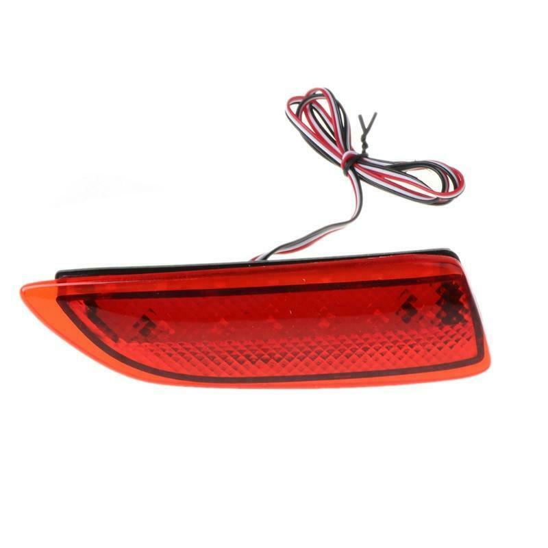 1Pair FTT Rear Bumper Lights LED Reflector Brake Stop Signal Running Lamp For