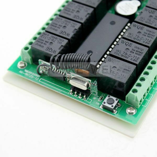 12 Channel Wireless Radio RF Remote Control System