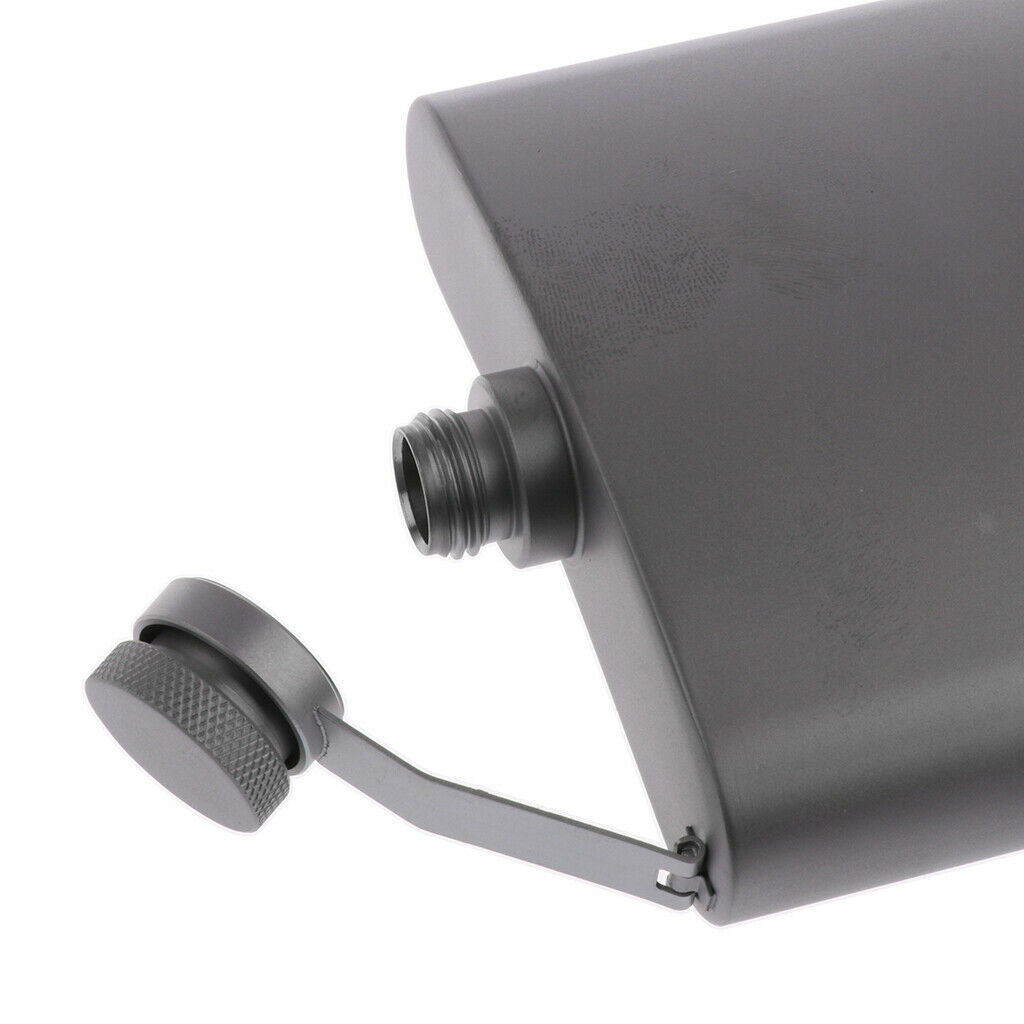 Titanium 7oz Pocket Liquor Bottle Hip Flask   Vodka Beverage Travel