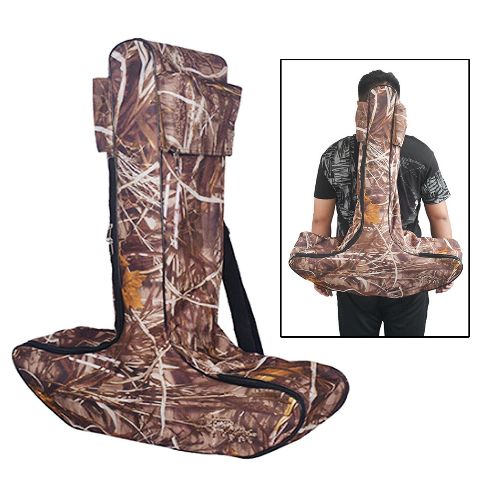Universal T-Shaped Bow Bag Camo Case Bow Pouch Outdoor Archery Accessory