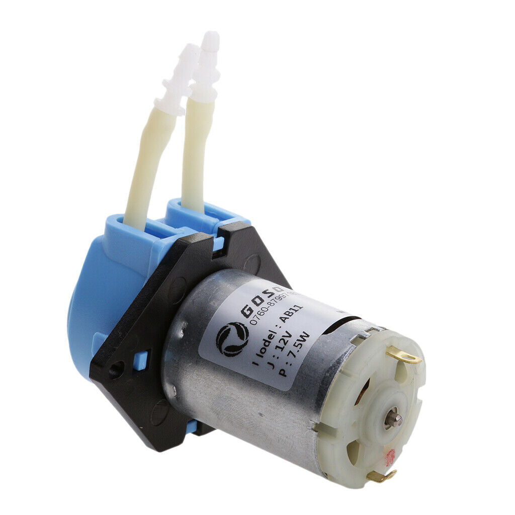 2 Pieces 12V Dosing Pump for Aquarium Fish Tank Lab Supplies Replacment