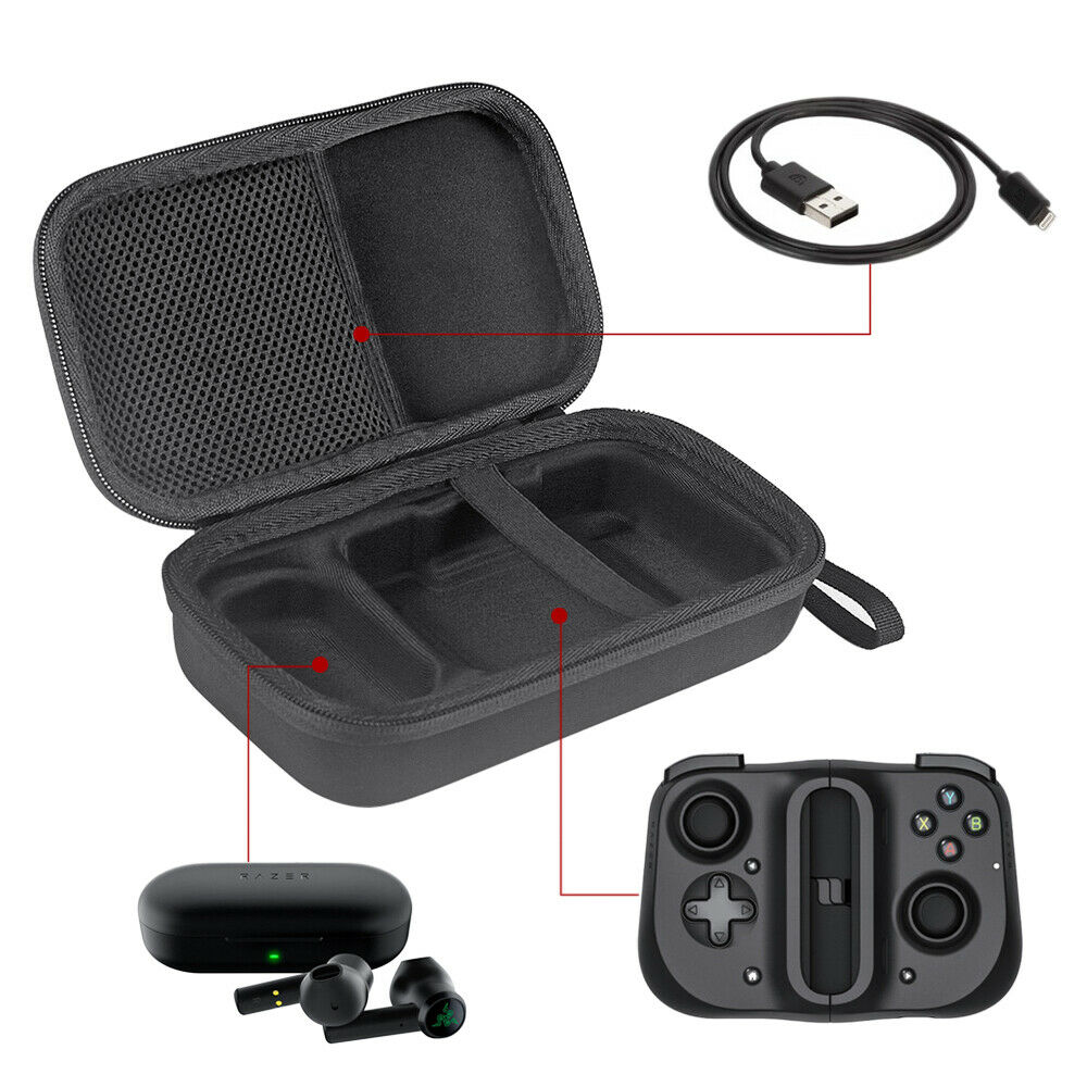Hard Carrying Case Storage Bag for Razer Kishi Mobile Game Controller Gamepad