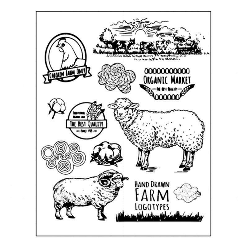 Farm Silicone Clear Seal Stamp DIY Scrapbooking Embossing Photo Album Decorative