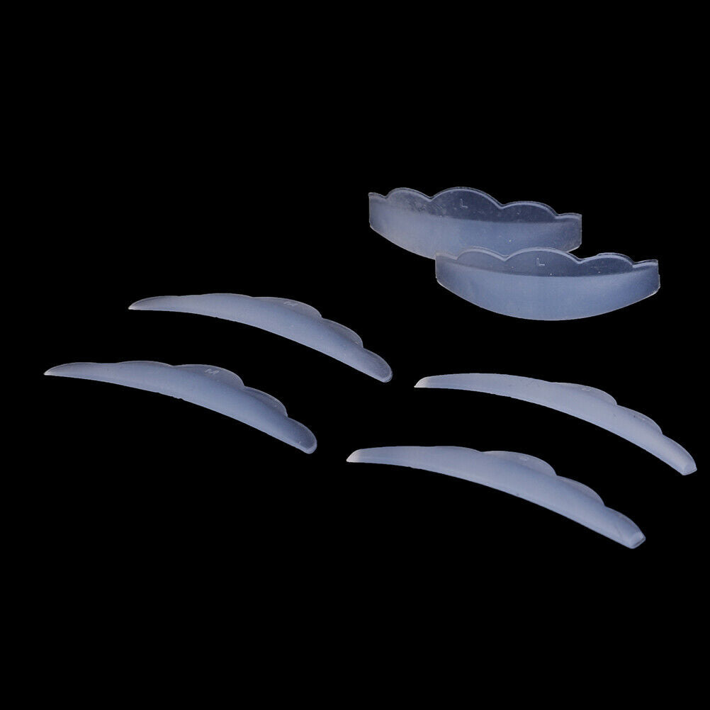 3 Pairs Silicone Eyelash Lift Curlers Silicone Eye Lash Extension Shields.l8