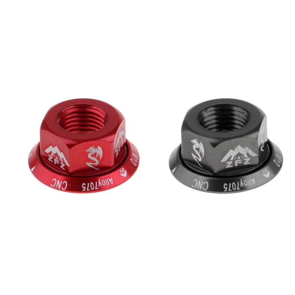2Pc Track Wheel Nuts  Fixie Quick Release M10 Axle Screw For Rear Hub