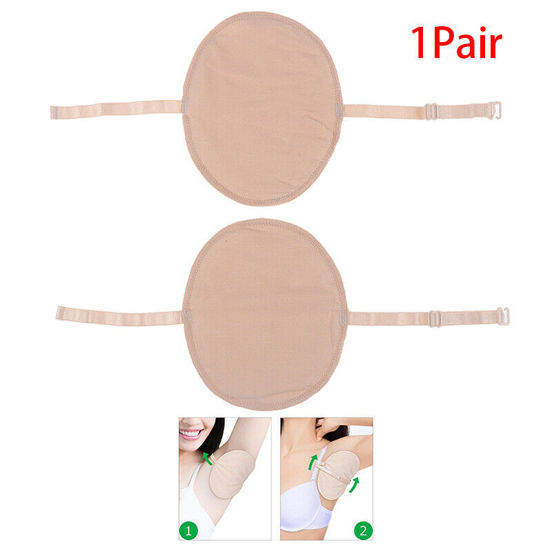 1Pair Washable Armpit Absorbing Guards Shoulder Straps Underarm Sweat Shi.l8