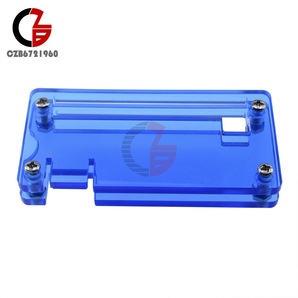 Blue Clear Acrylic Zero Case Shell Protection Box for Raspberry Pi Zero