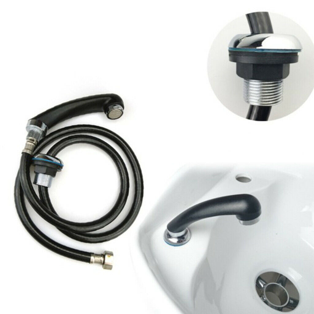 Universal 1/2inch Width Faucet Tube Plumbing Pipe, High Density, No Leak,Black,