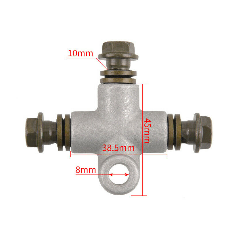 Motorcycle ATV Bike Clutch Master Cylinder Hydraulic Brake Pump Connect Adapter