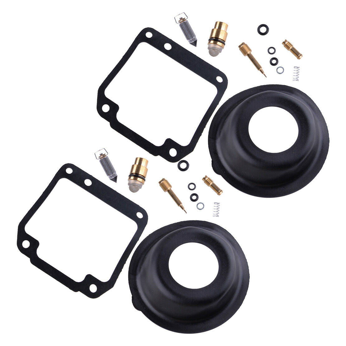 2Set Carburetor Repair Kit Diaphragm Vacuum Fit For YAMAHA XJ550 1981-83 Perfect