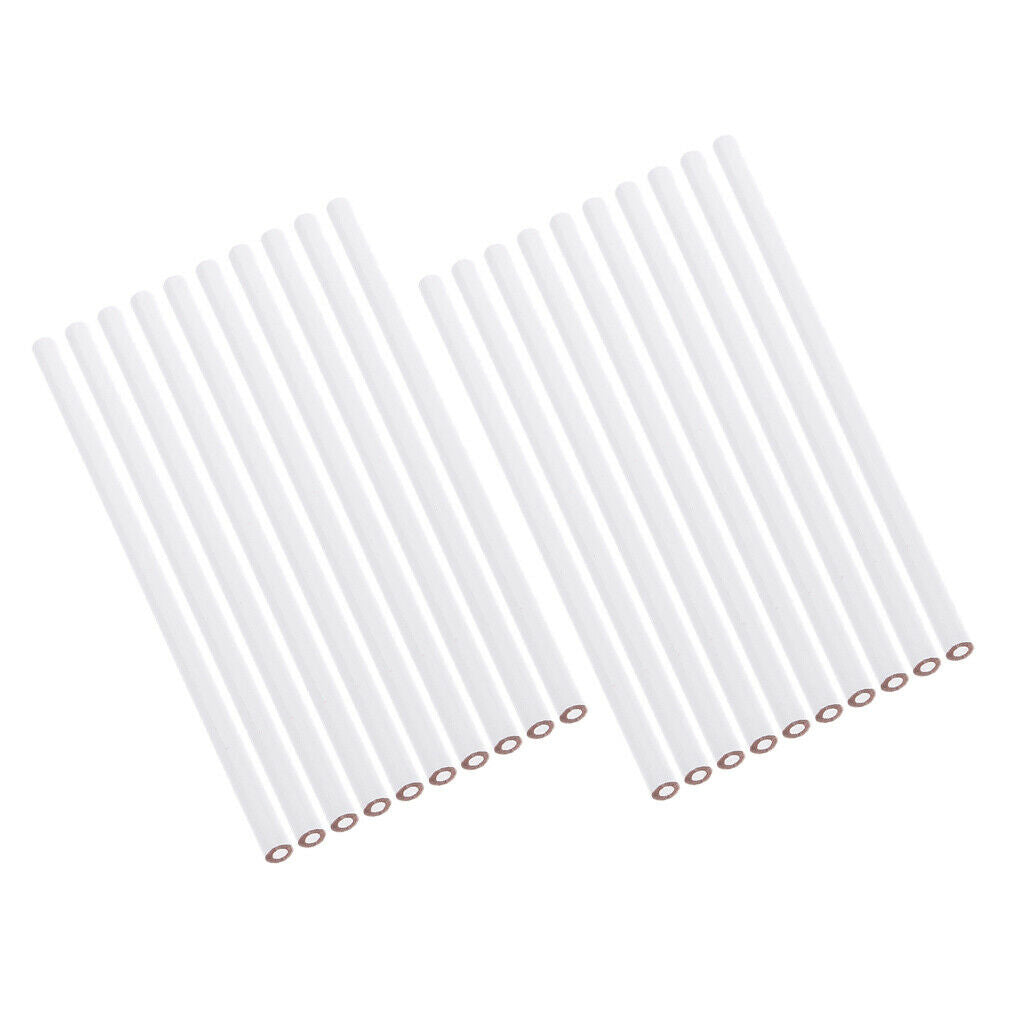 20 Pieces Traditional China Markers Pencils Drawing Marking Crayon Pencil White