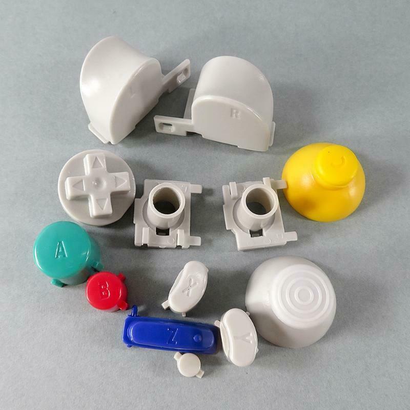 13 in 1 Full Button ABXYZ Button Thumbstick Cap Joystick D-pad Cross Key for NGC