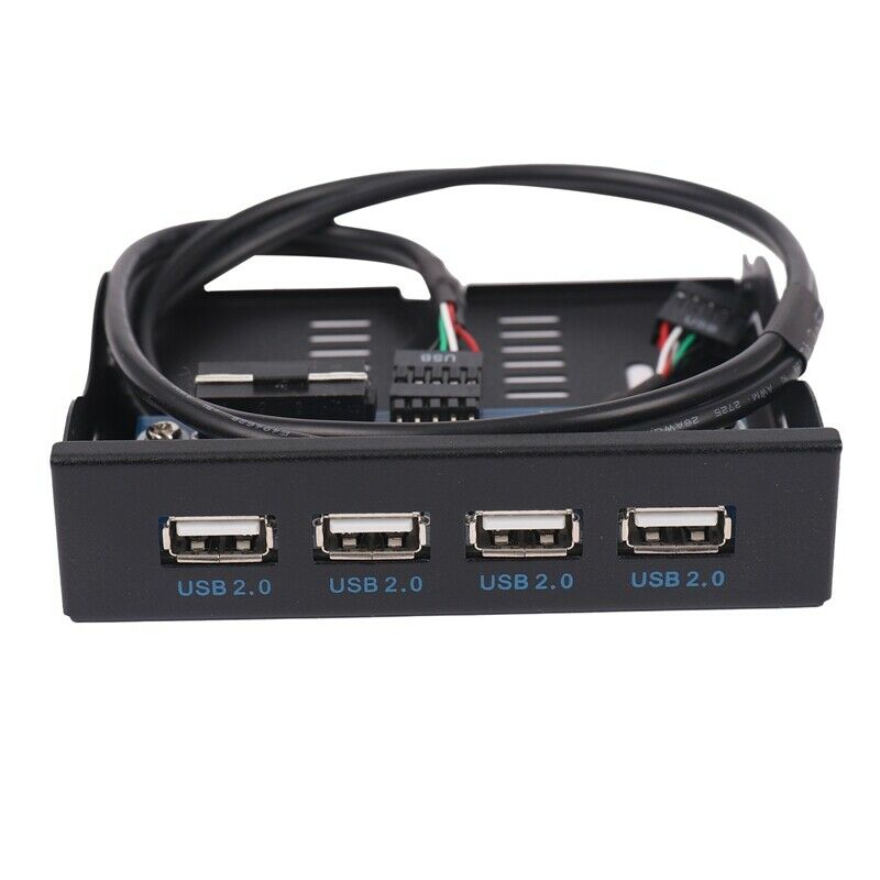 3.5 Inch Floppy Bay 4 Ports USB 2.0 Hub USB2.0 Front Panel Expansion Adapter CG2