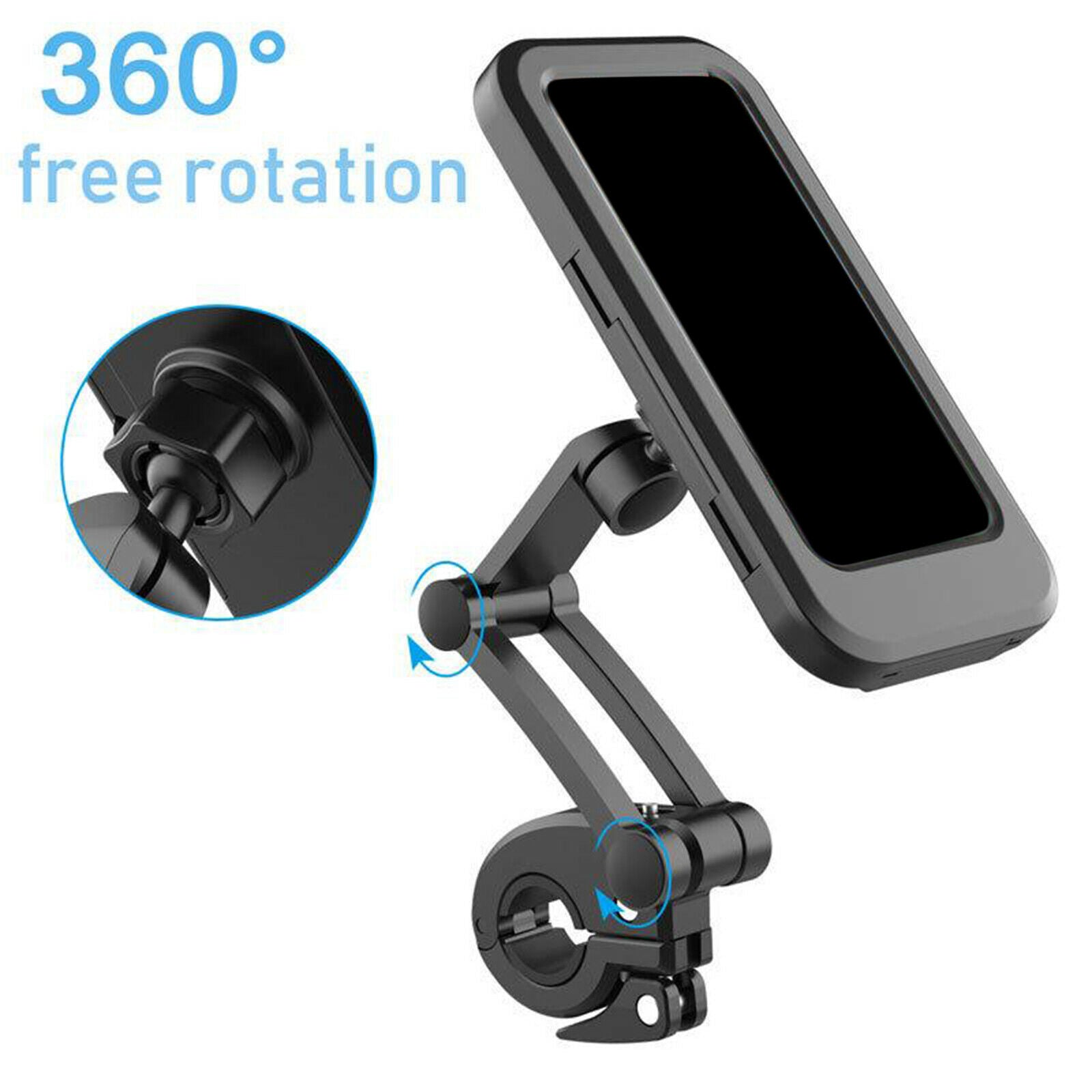 Adjustable Bike Phone Bag Waterproof Top Tube Bag Fit Below 6.7 inches