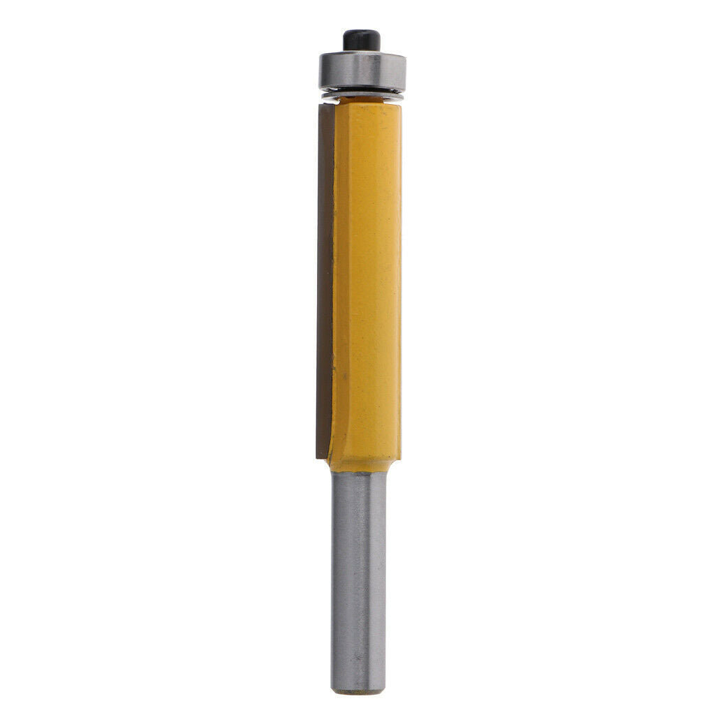 Set of 2 Cutting 2" 3"Long Router Bit Slotted Straight Cutter 8mm Shank