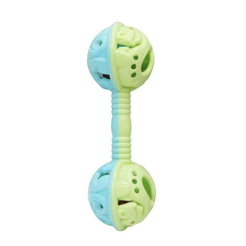 3 Pcs Double Head Baby Rattles Hands Shake Bell Toys Double-headed Rattle Shaker