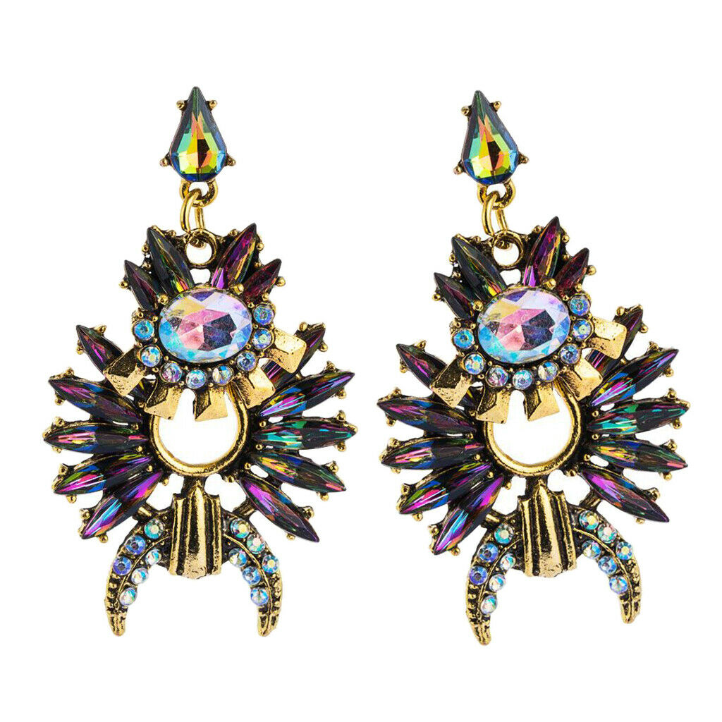 Fashion Stud Earrings Women Statement Piercing Gift for Women Girls Colorful