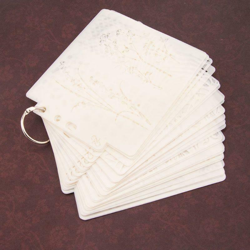 Stencils Template Painting Scrapbooking Embossing Stamping Album Crafts Hexagon