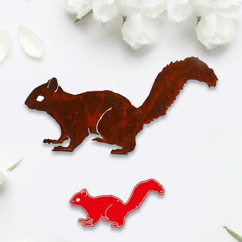 Squirrel Metal Cutting Dies Stencils DIY Scrapbooking Album Paper Card Template