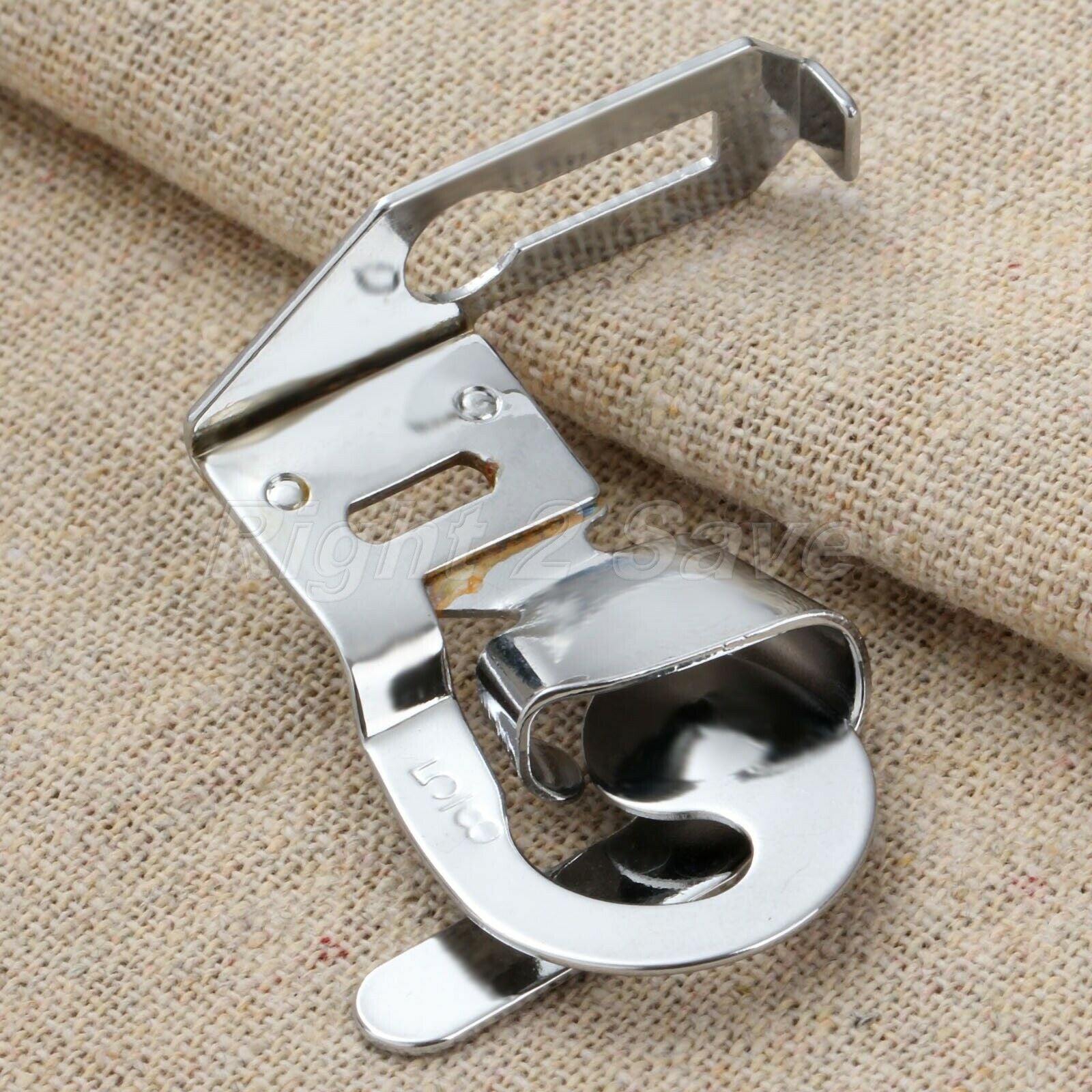 Household Sewing Machine Parts Presser Foot 5/8" 16mm Hemmer Jeans Leg Curl Tool