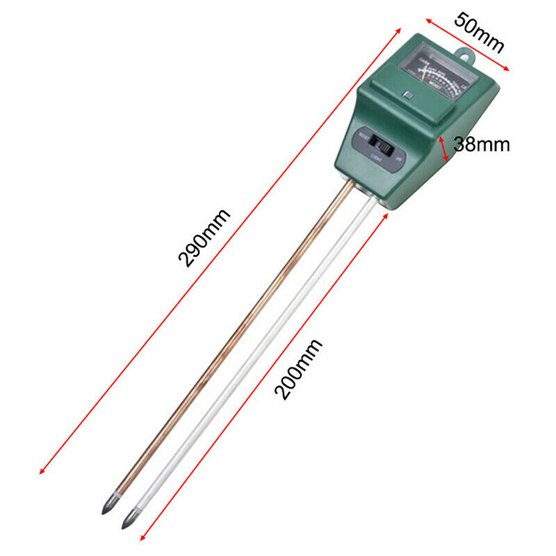 3 in 1 Soil PH Meter Sunlight PH Tester Garden Flowers Soil Moisture SensorB DF