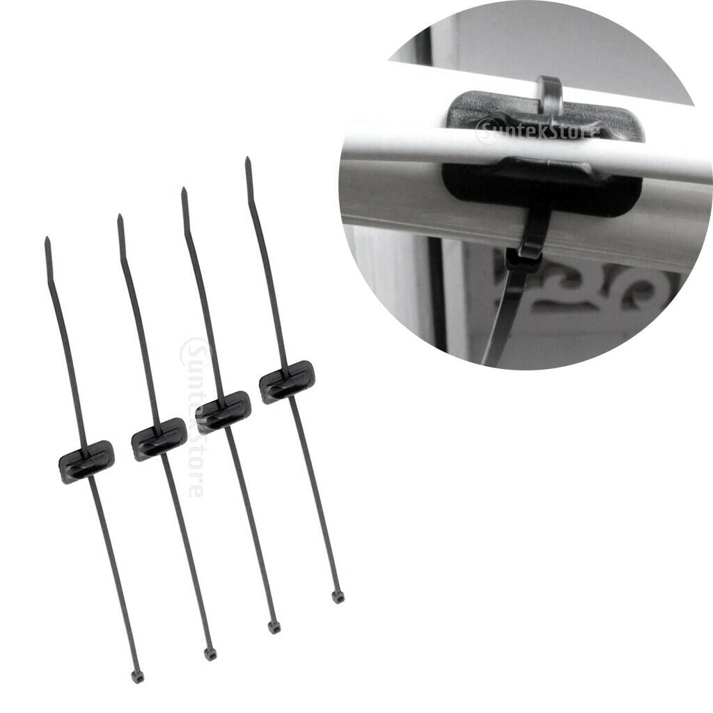 4pcs Mountain Bike Bicycle Brake Cable Guide Fitting Line Tube Housing Base Clip