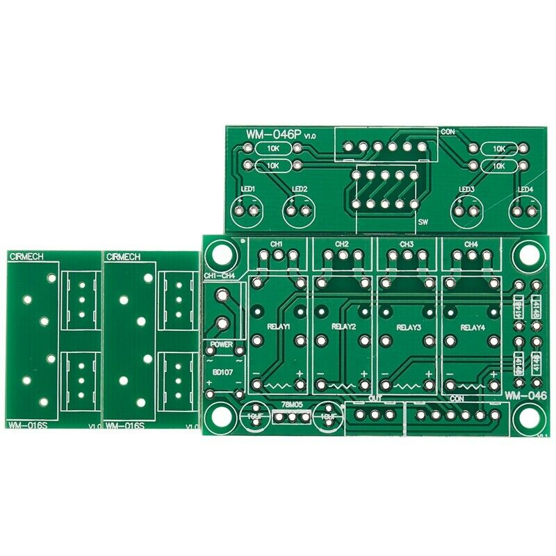 Relay 4-Way Audio Input Signal Selector Switching RCA Audio Input Selection BoY4