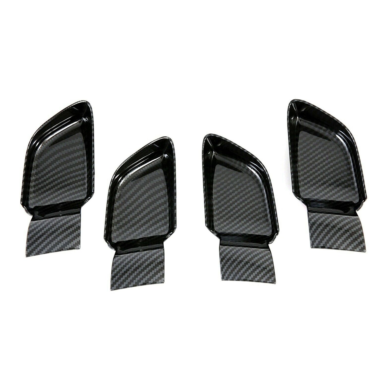 Carbon Fiber Interior Door Handle Bowl Cover Trim For Hyundai Sonata 2020-2021