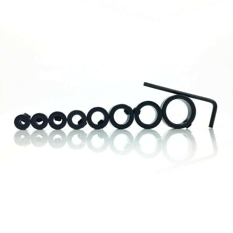 8pcs Drill Depth Stable Wood Drill Collets Stop   Locator Locator