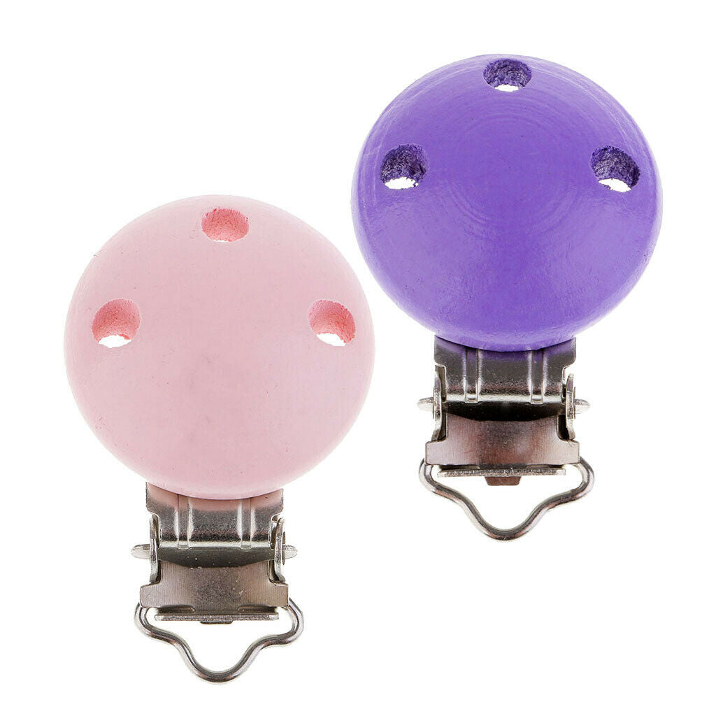 2pcs Baby Pacifier Clip Educational Toys Good Baby Gift