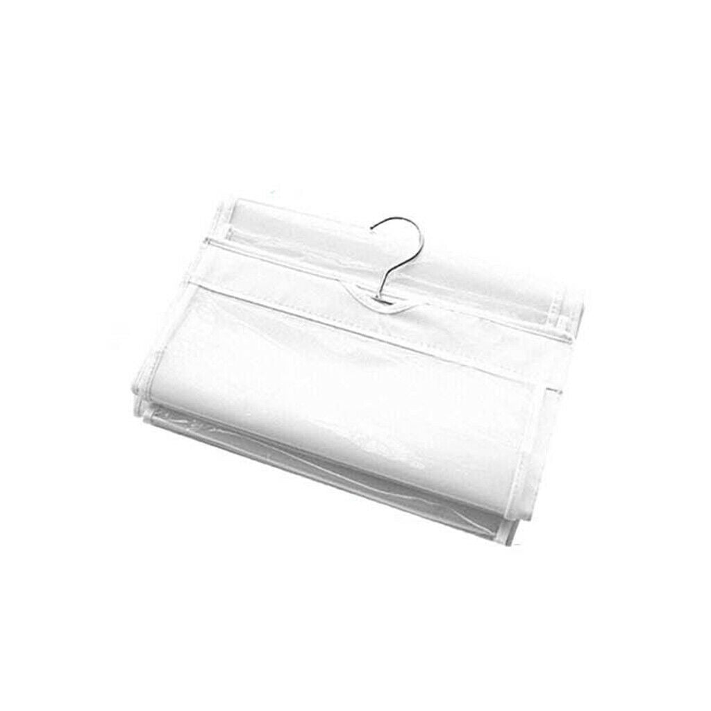 Perspective 6-layers Hanging Bag Organizer Handbag Storage Holder White