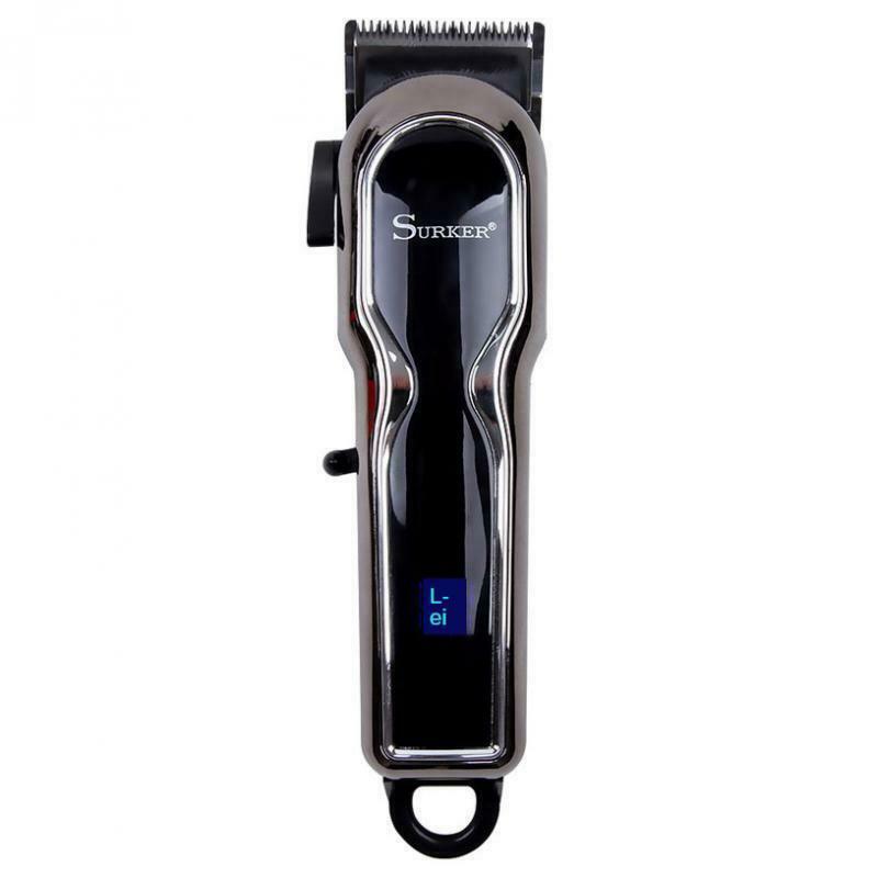 Self-Haircut Kit Cordless Hair Clippers LCD Digital Display Black