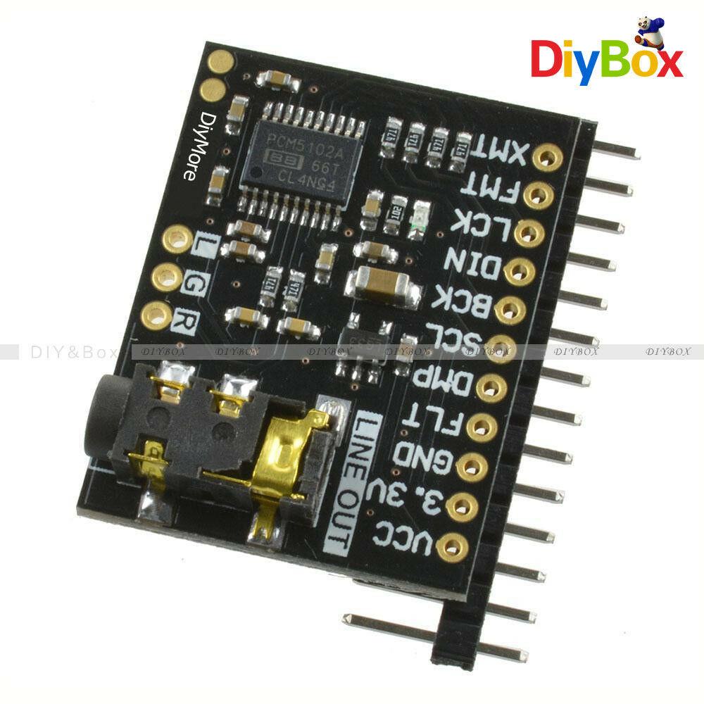 PCM5102A DAC Decoder I2S 32bit Player Module Beyond ES9023 PCM1794 Raspberry Pi